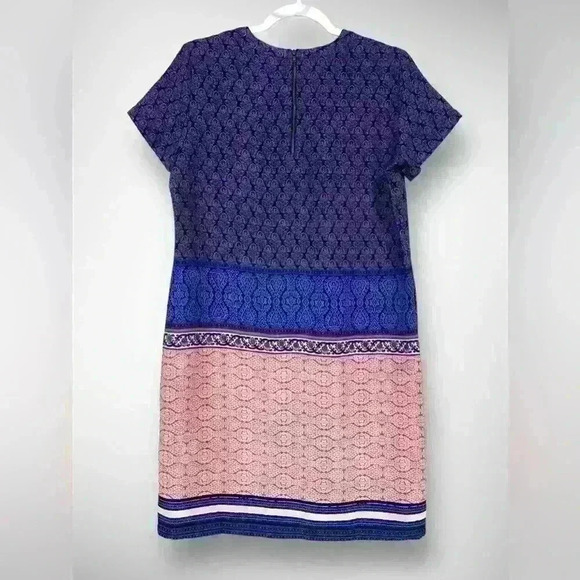 Adrianne Vittanini Womens Geometric Print Shift Dress Size 6 - Picture 2 of 9